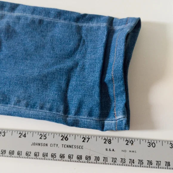 Joseph Ribkoff Patchwork Jeans Blue Size 10 - Picture 8 of 10